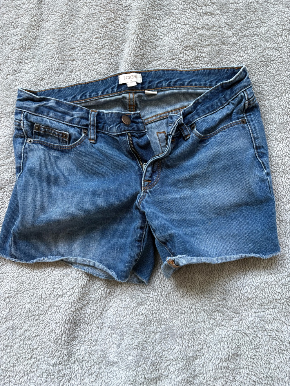 J. Crew Blue Denim Cutoff Shorts